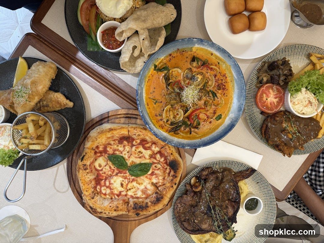Assortment of Dishes