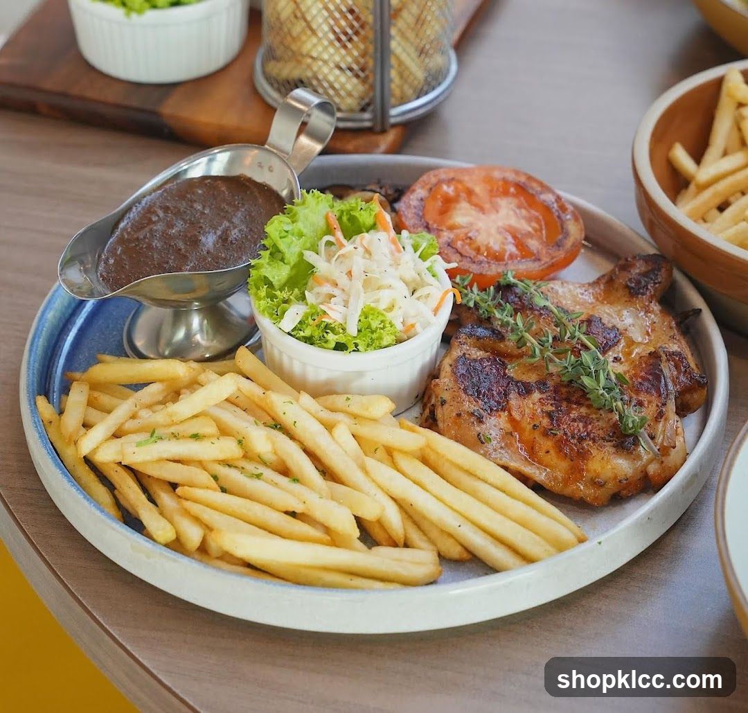 Grilled Chicken with Fries