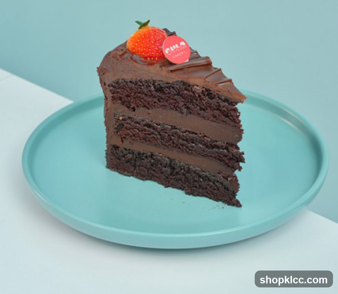 Slice of Chocolate Cake