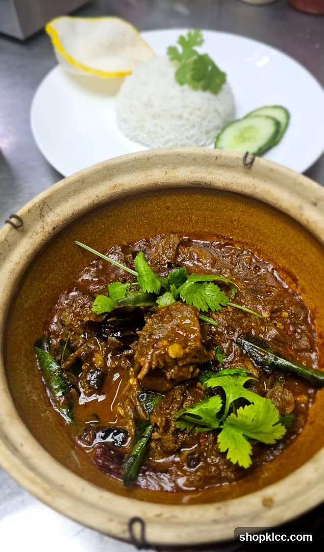 Beef Rendang with Rice