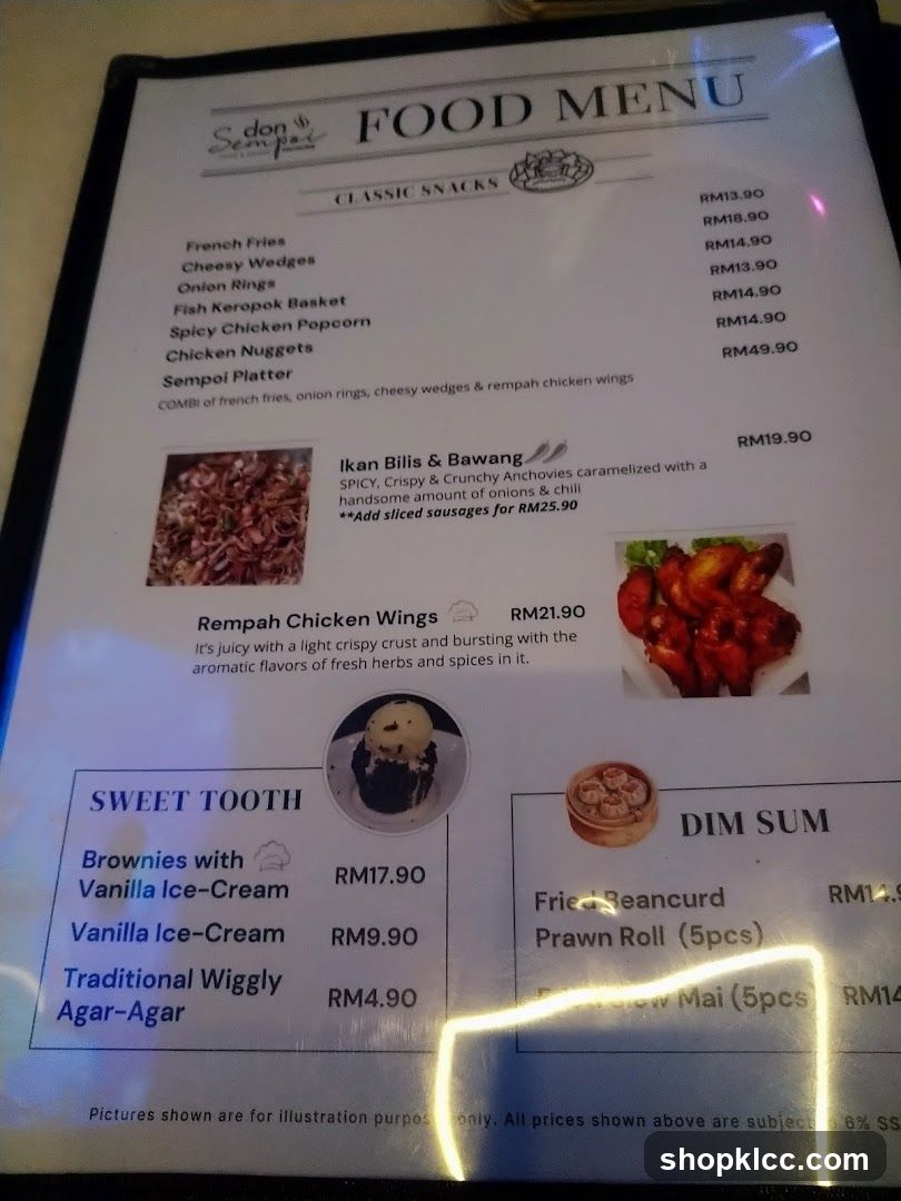 FOOD MENU