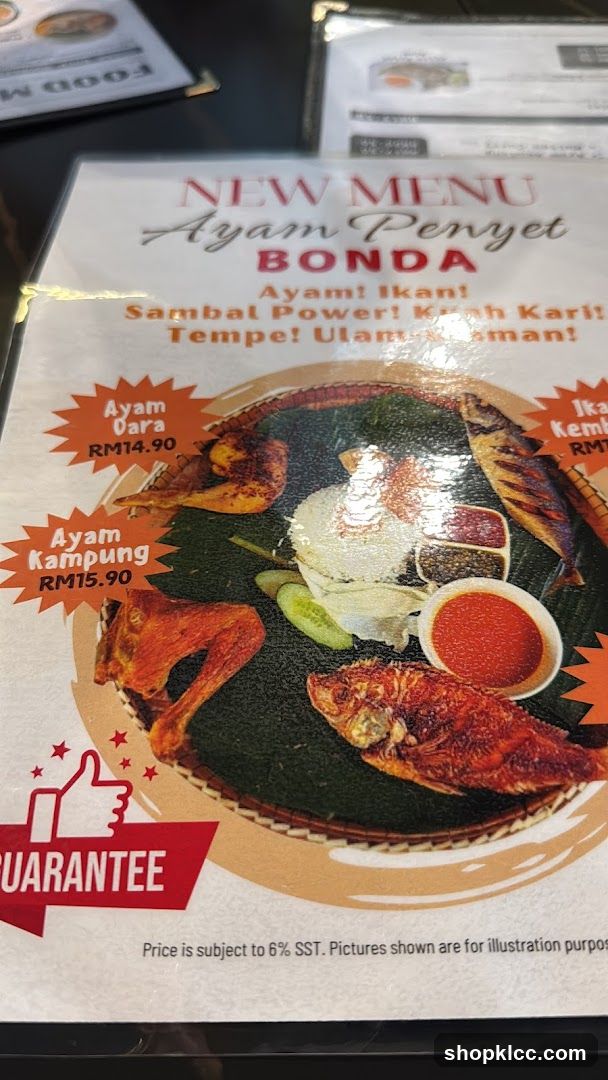 New Menu Ayam Penyet BONDA