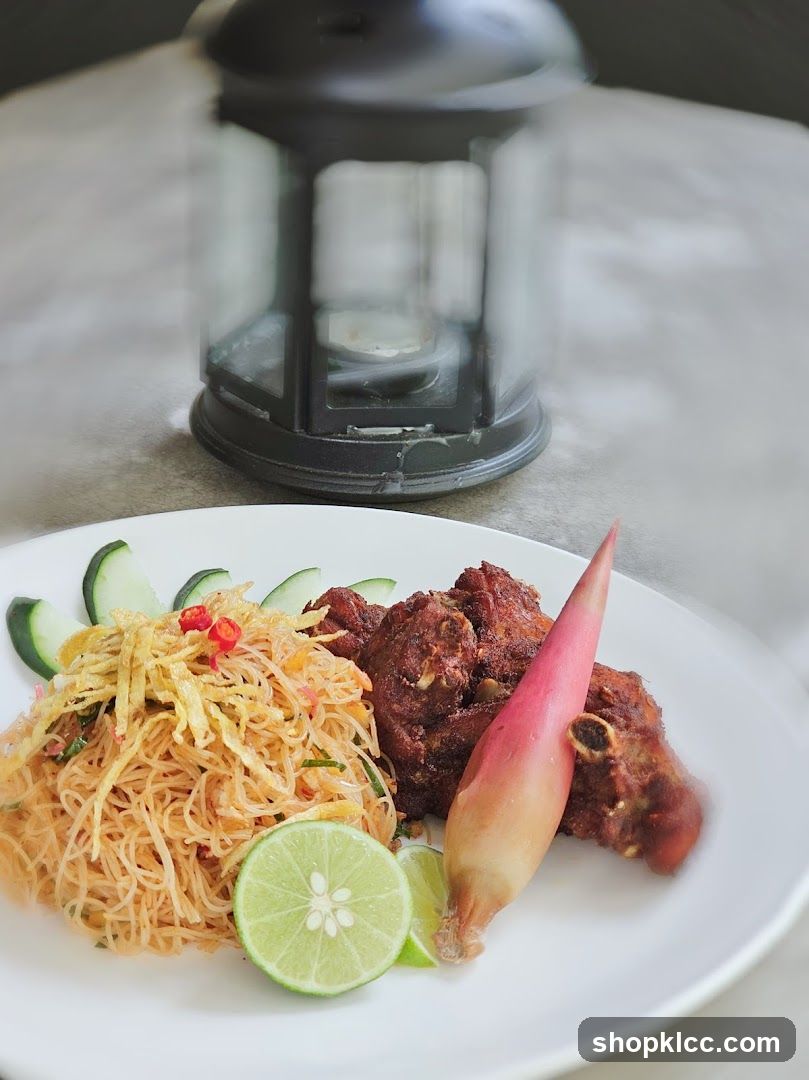 Fried Chicken and Noodles