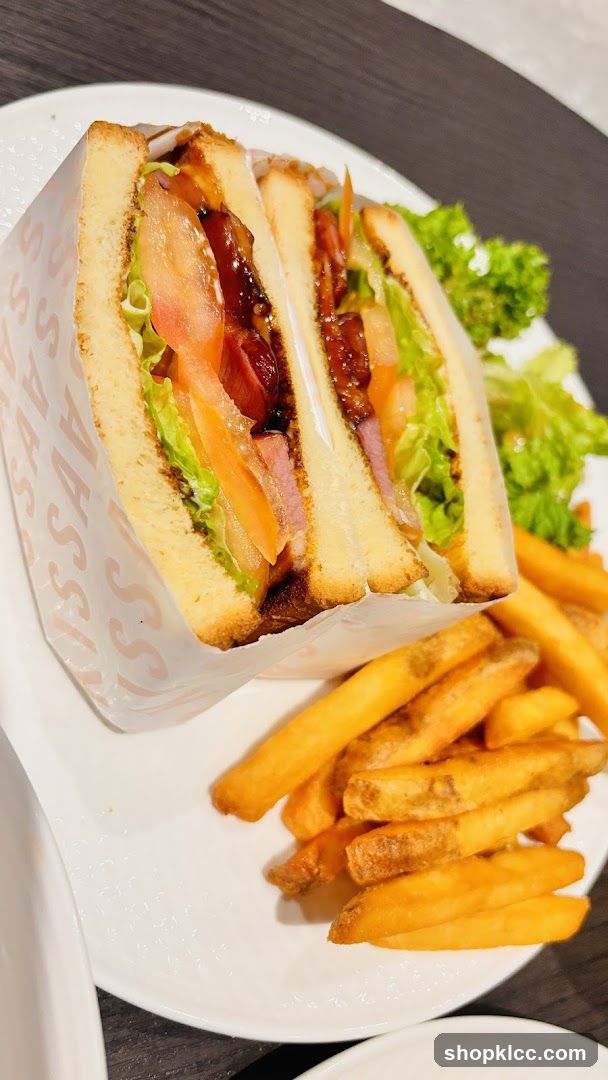 Club Sandwich with Fries