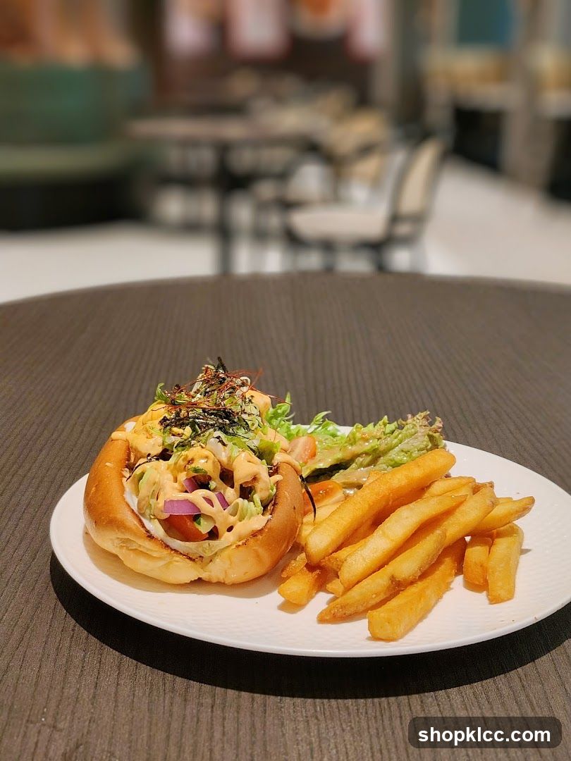 Burger and Fries