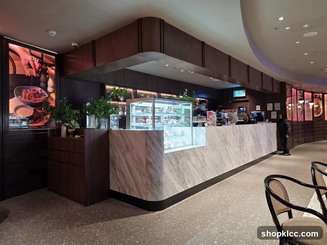 Cafe Counter with Desserts