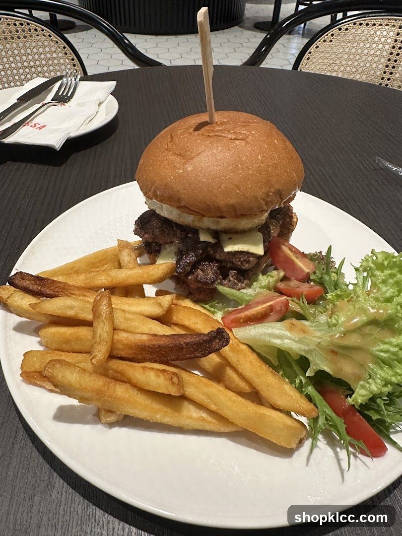 Burger and Fries