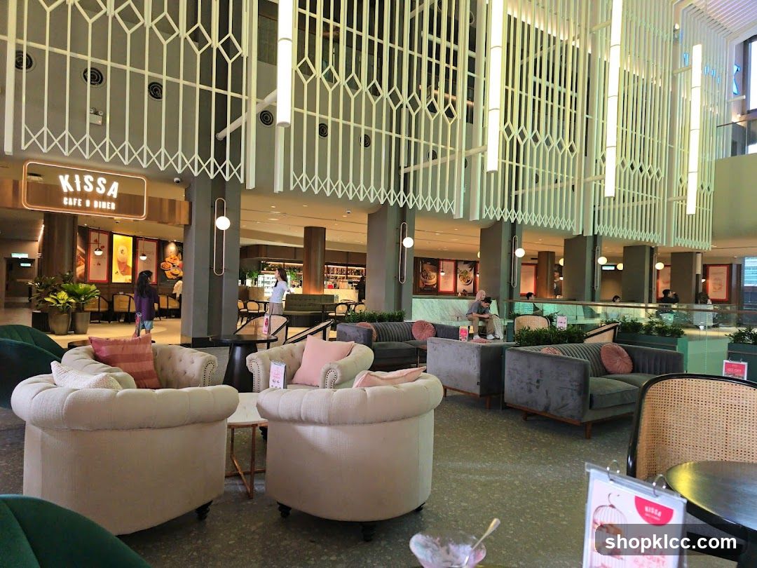 Cafe Interior with Seating Areas