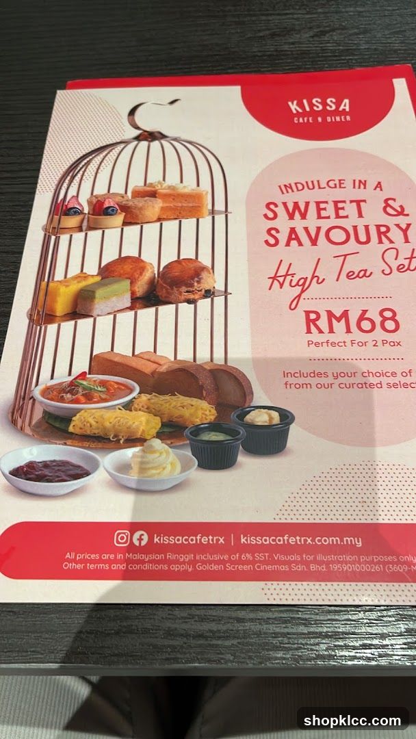 High Tea Set Advertisement