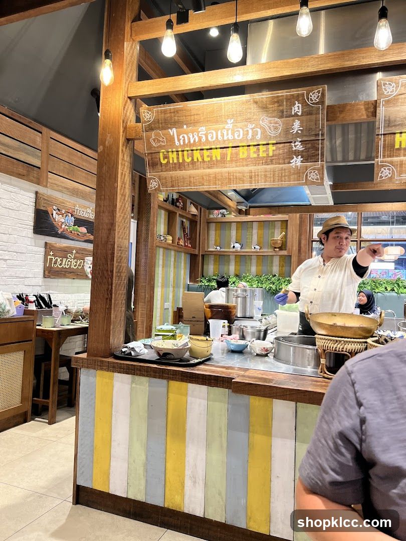 Restaurant Counter with Staff