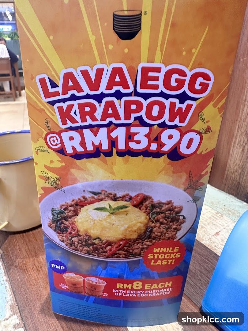 Lava Egg Krapow Promotion
