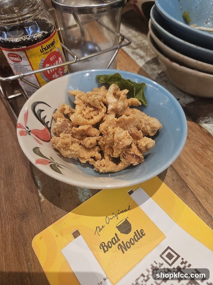 Fried Crispy Chicken Skin