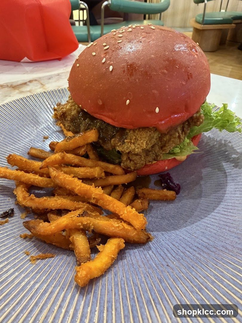 Burger and Fries