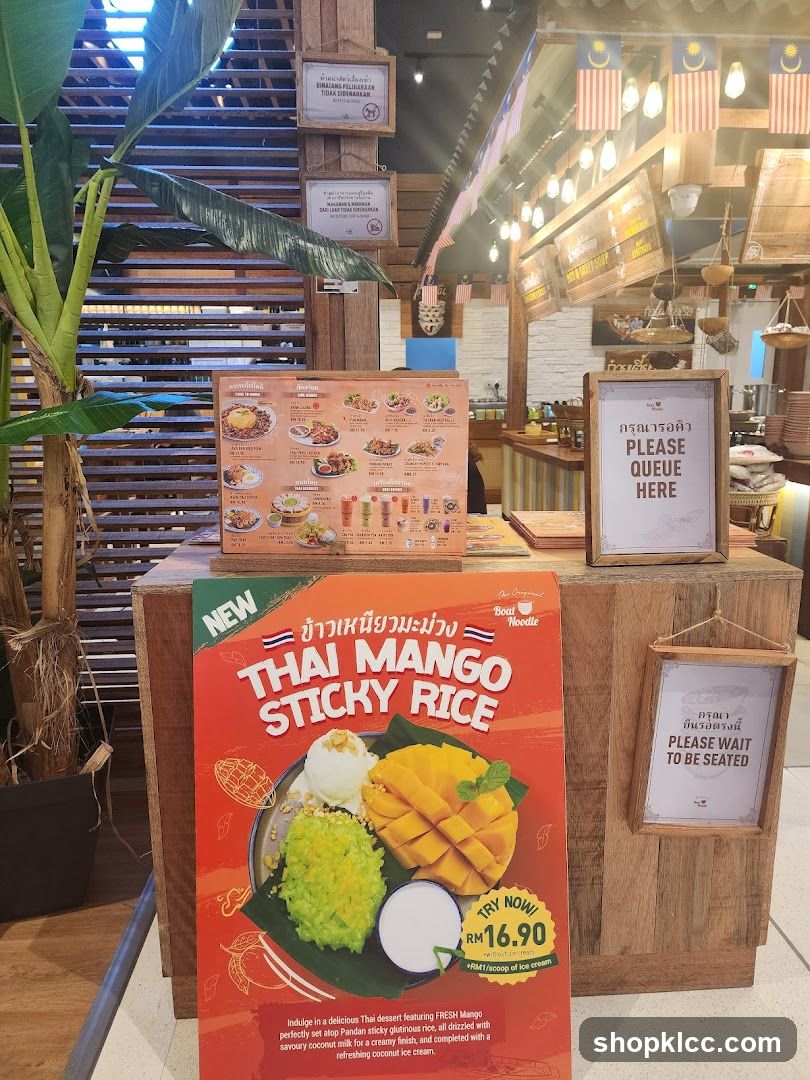 Thai Mango Sticky Rice Advertisement
