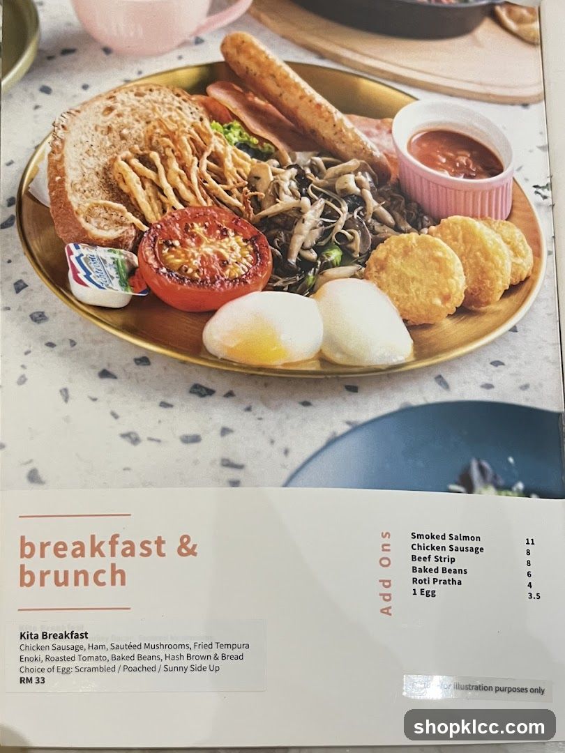 Breakfast and Brunch Menu