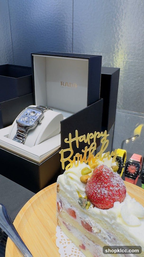 Watch and Cake