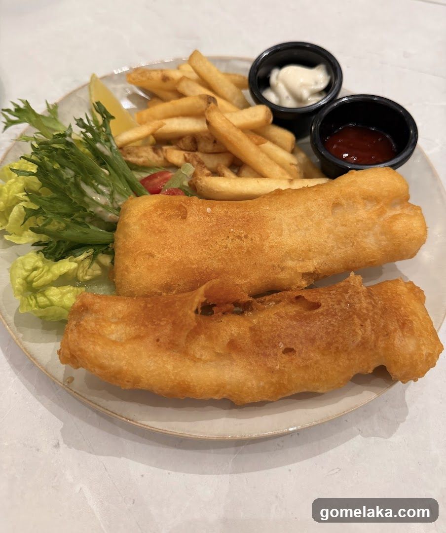 Fish and Chips Plate