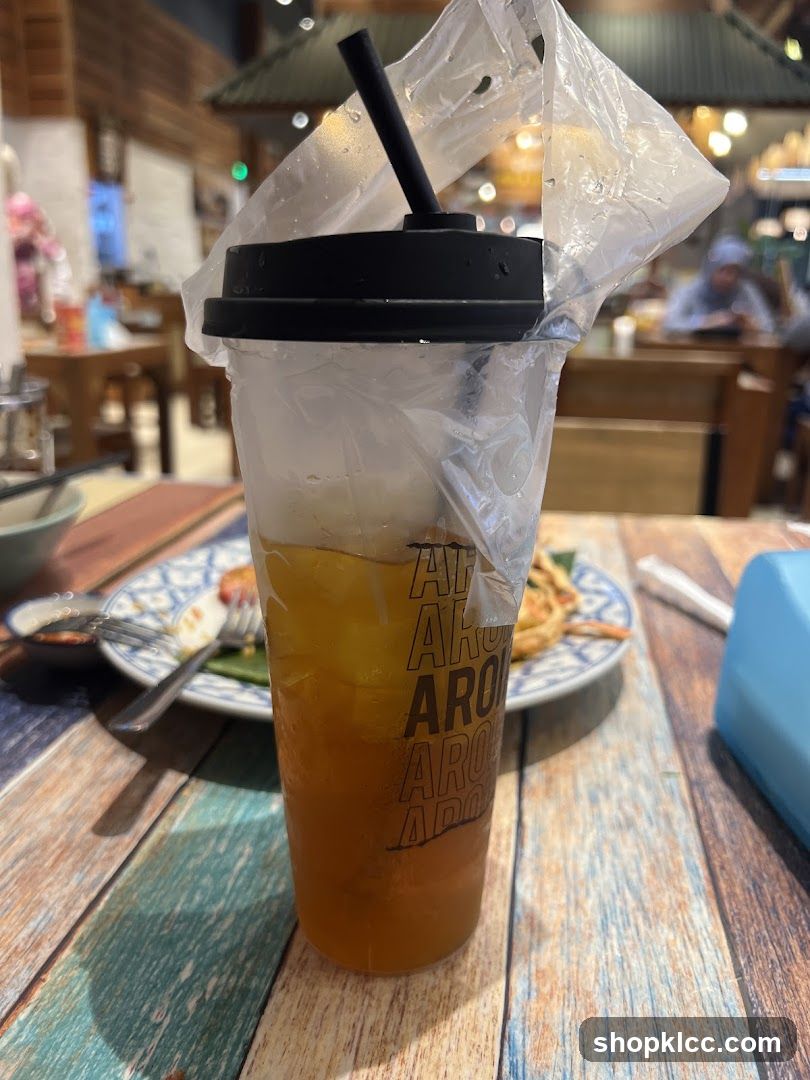 Iced Tea in a Plastic Cup