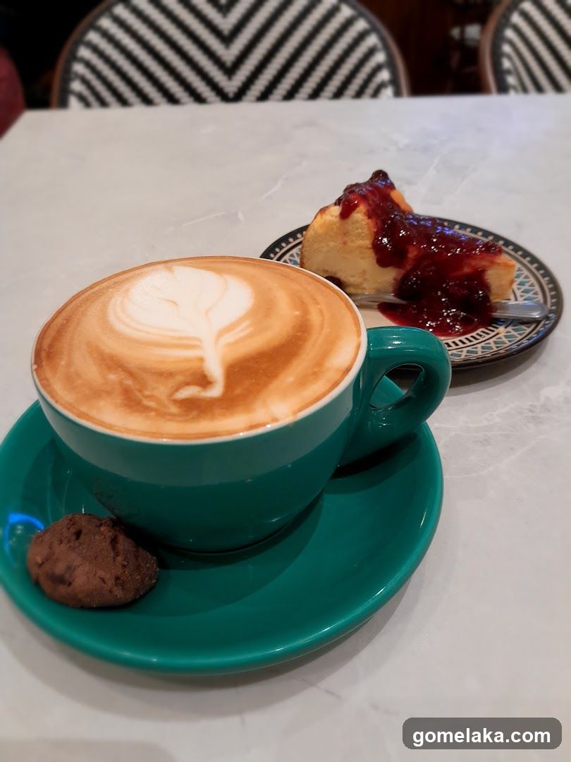 Coffee and Dessert at Café