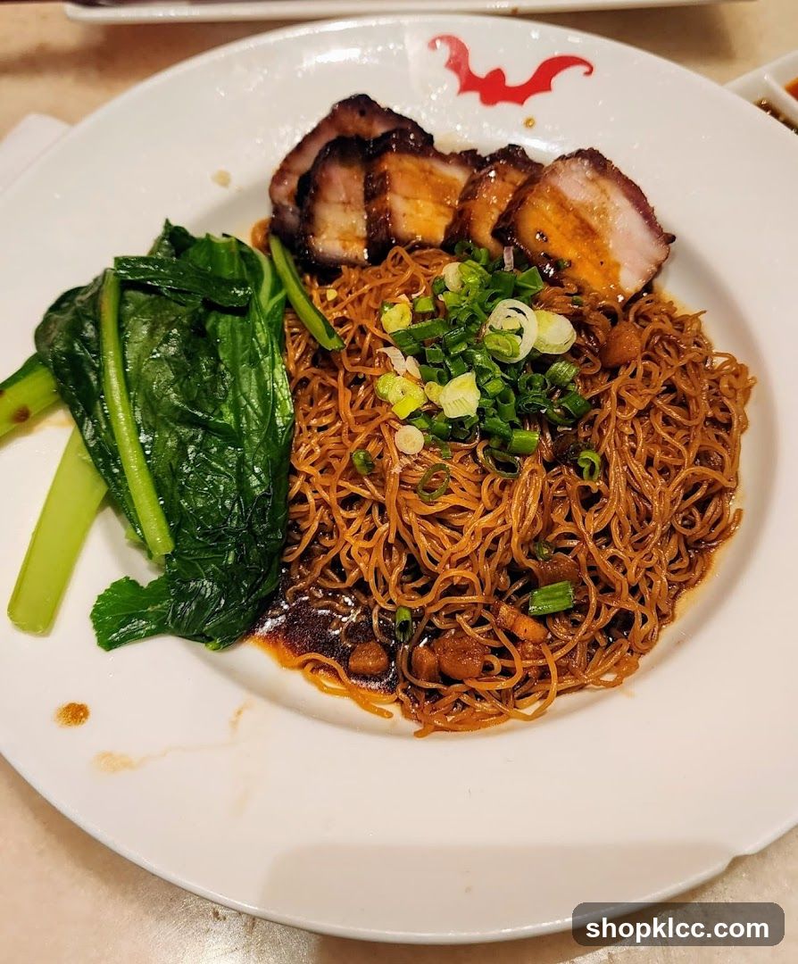 Noodles with Roasted Pork and Greens