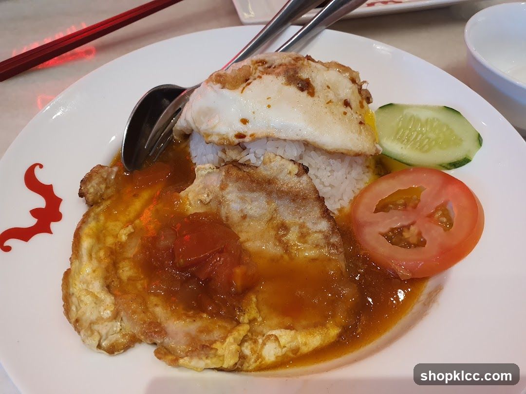 Fried Egg Rice with Sauce