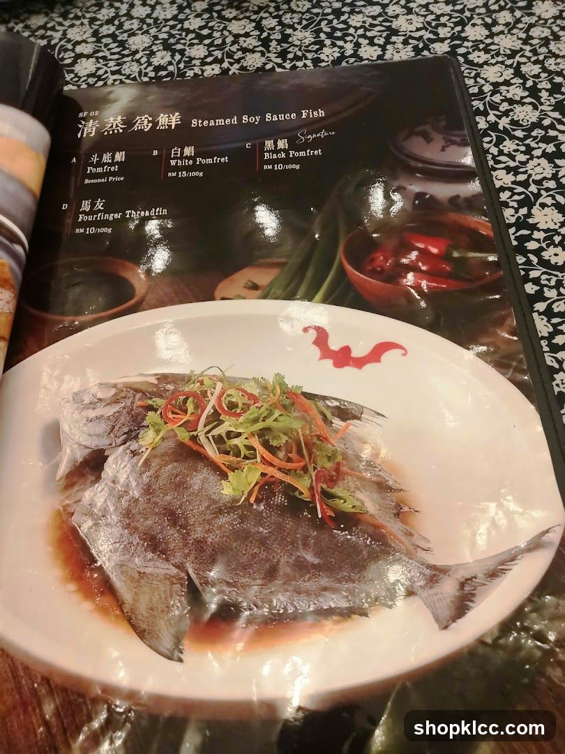 Steamed Soy Sauce Fish