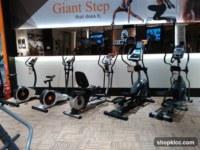 Giant Step Fitness Equipment Display