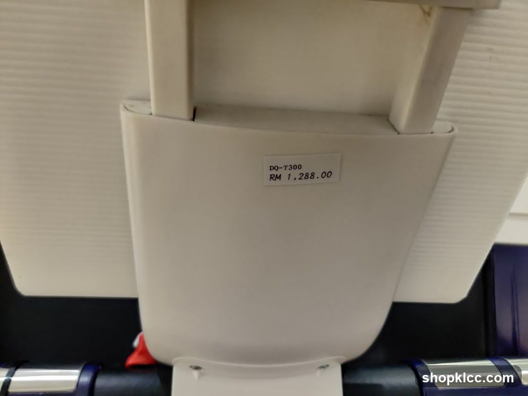 Seat Back Label