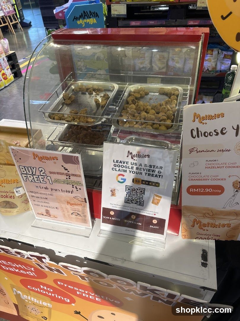 Melkies Cookie Display
