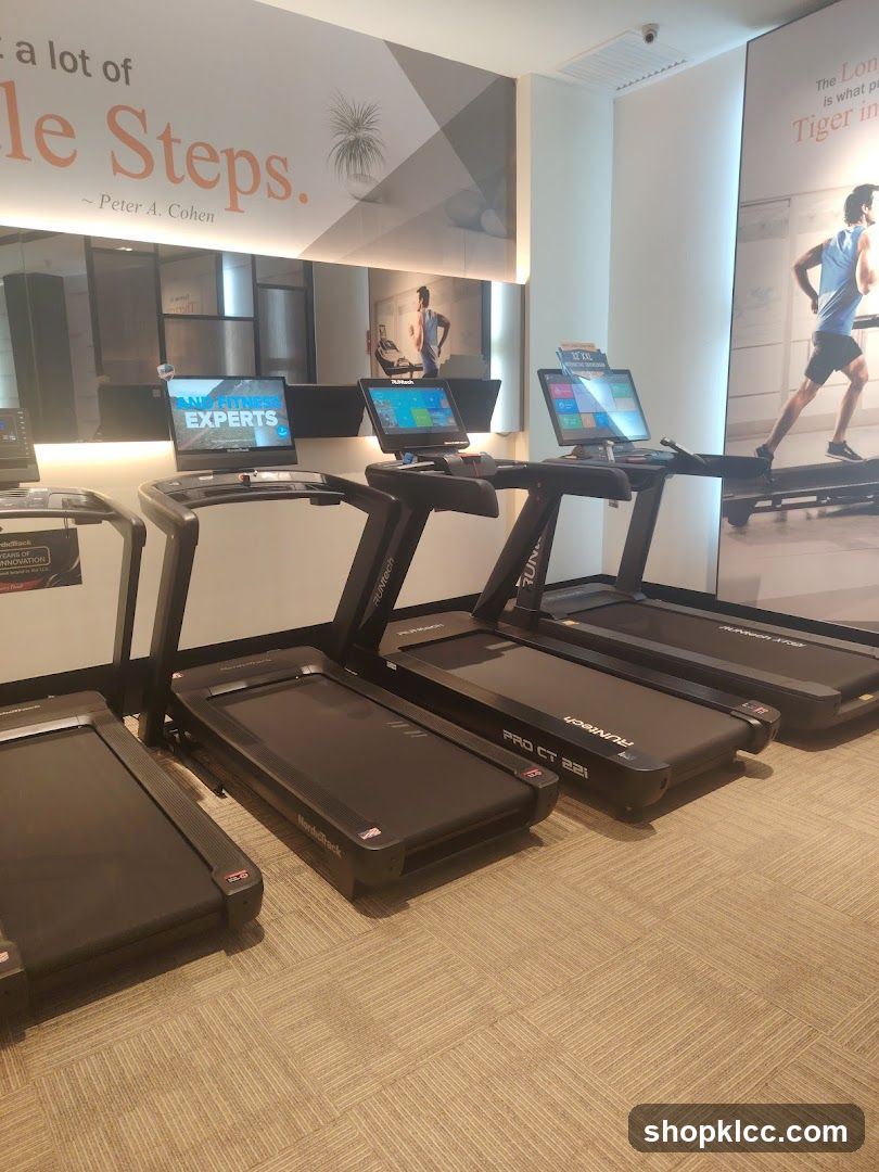 Treadmill Display Area