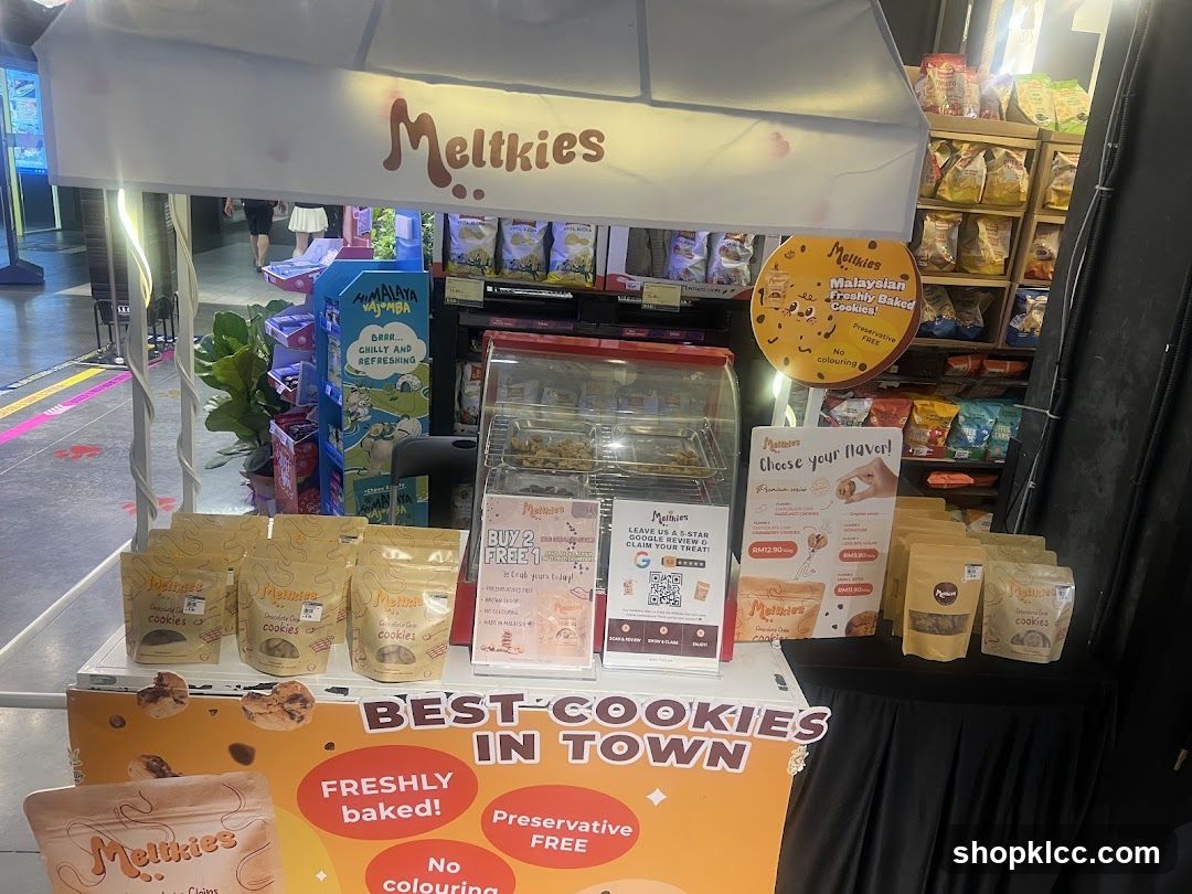Meltkies Cookie Stall Display