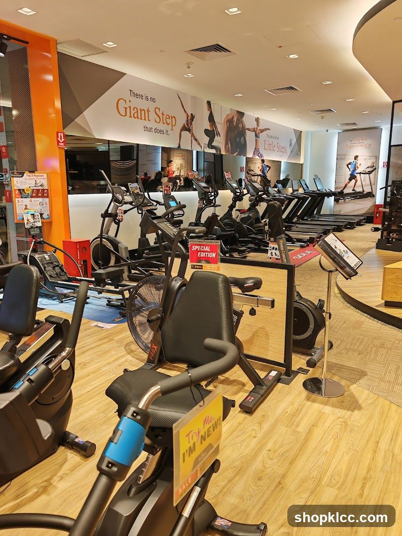 Gym Interior with Exercise Equipment