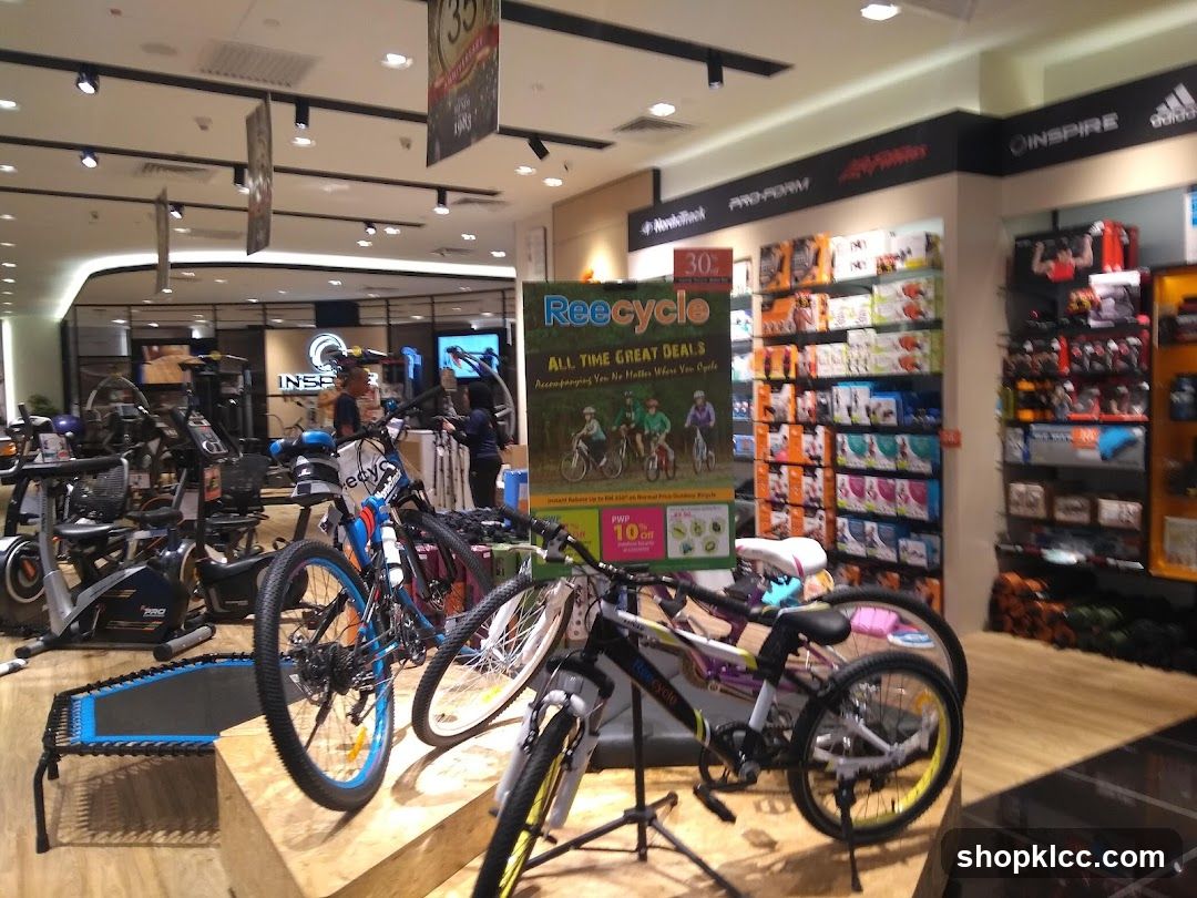 Bicycle and Sports Equipment Store Interior