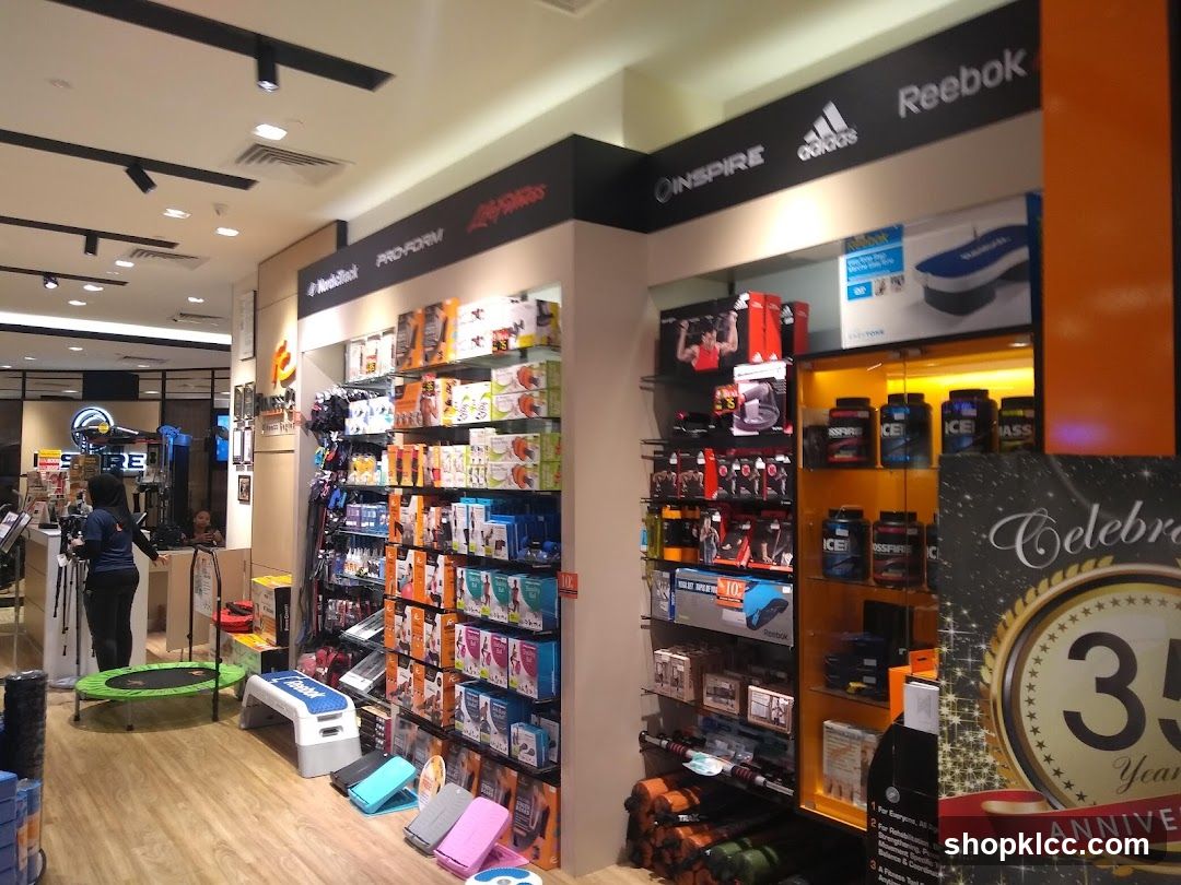 Fitness Store Interior Display