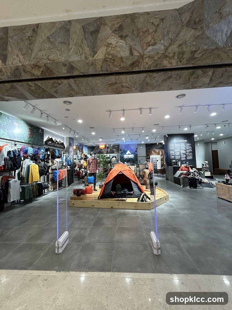Outdoor Gear Store Interior