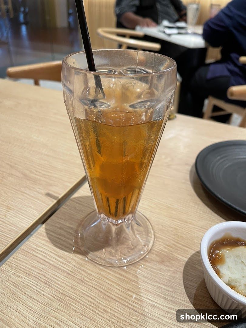 Iced Tea and Side Dish