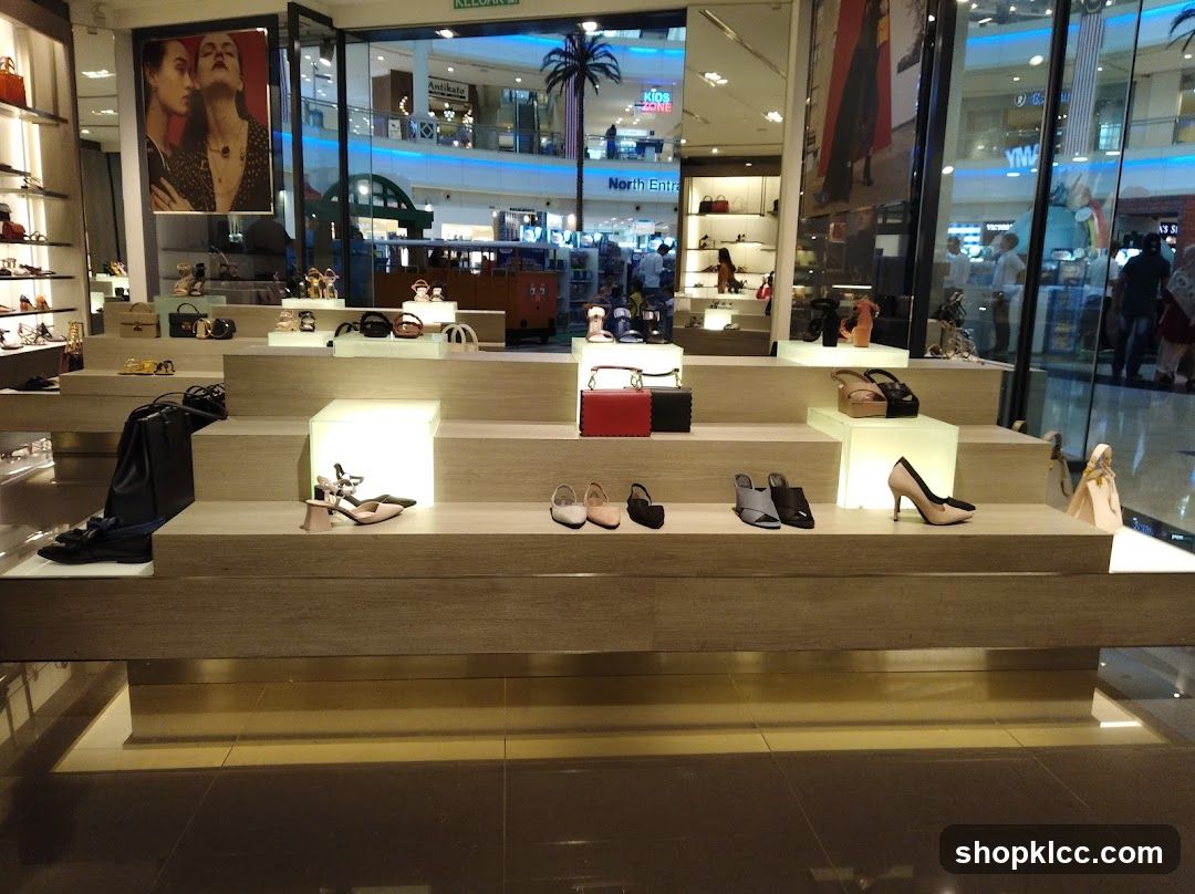Fashionable Footwear Display