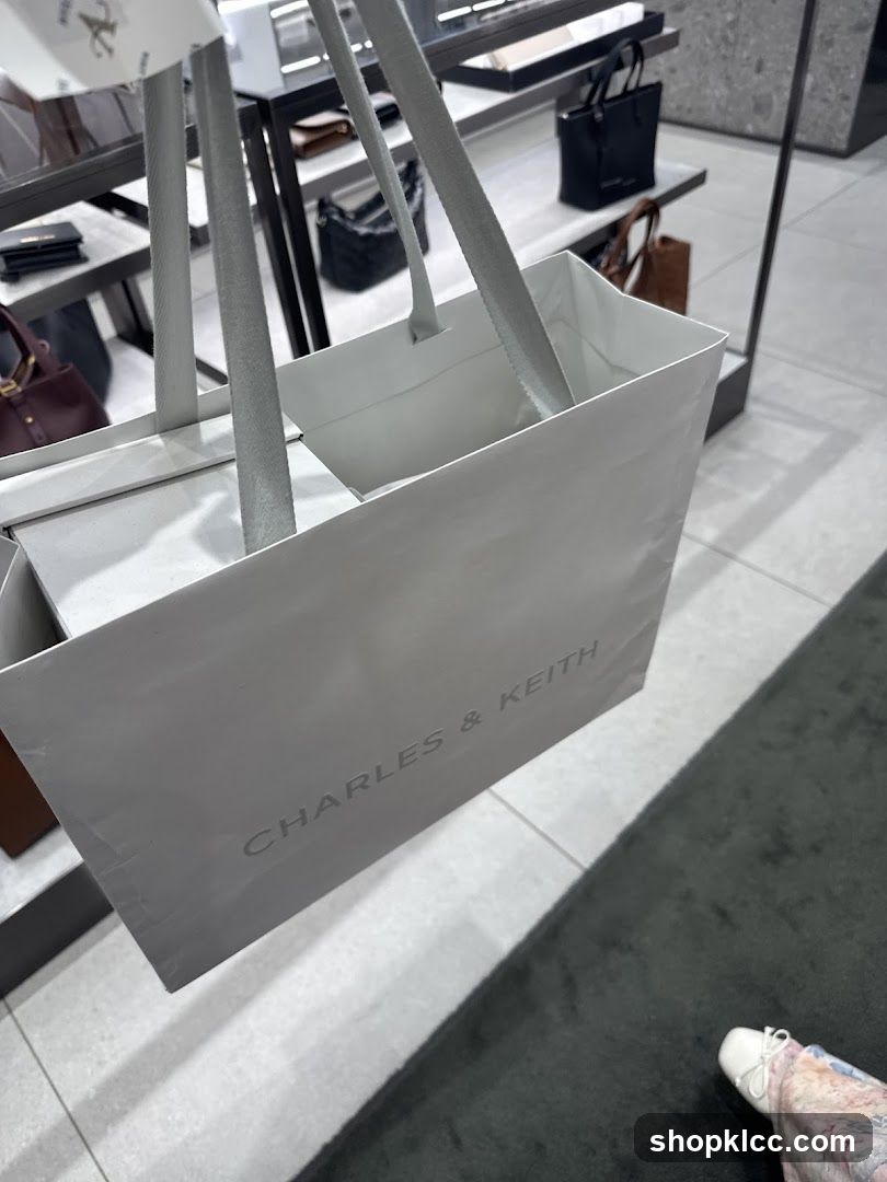 Charles & Keith Shopping Bag