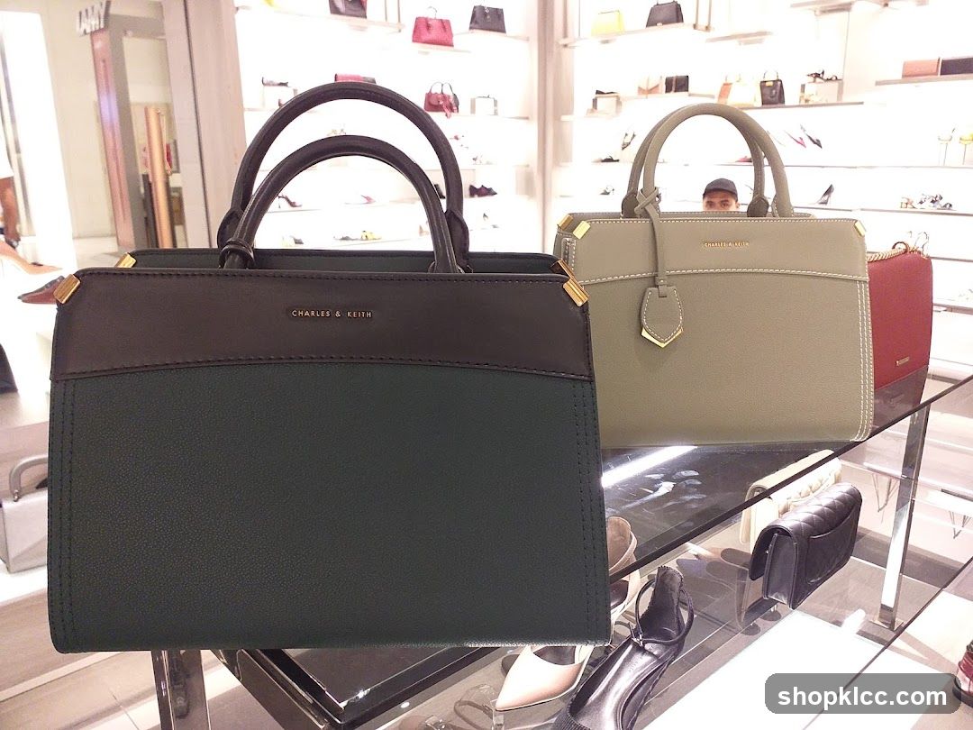 Handbags and Shoes in a Store
