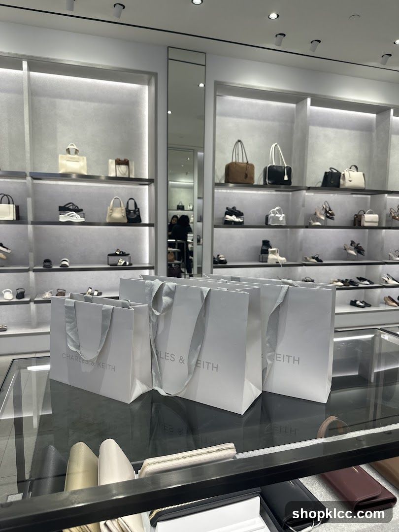 Store Interior with Handbags and Shoes