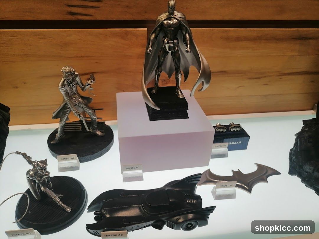Batman Collectibles Display