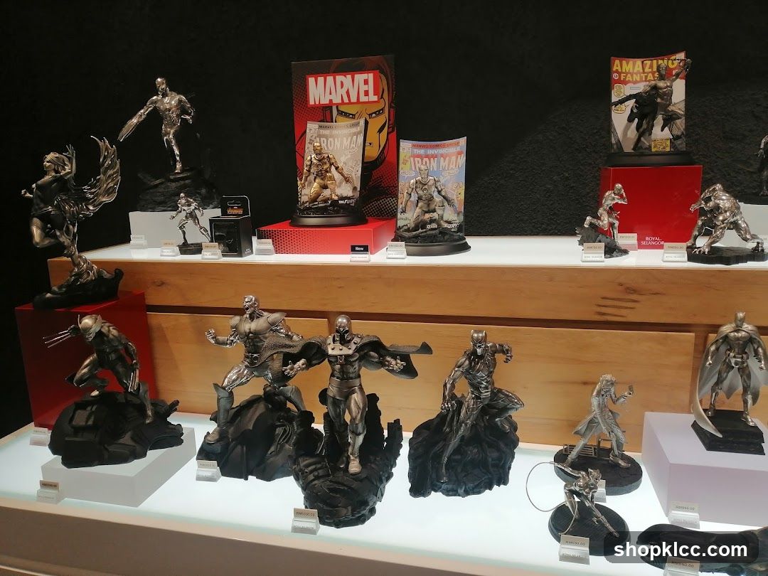 Marvel Collectible Figurines Display