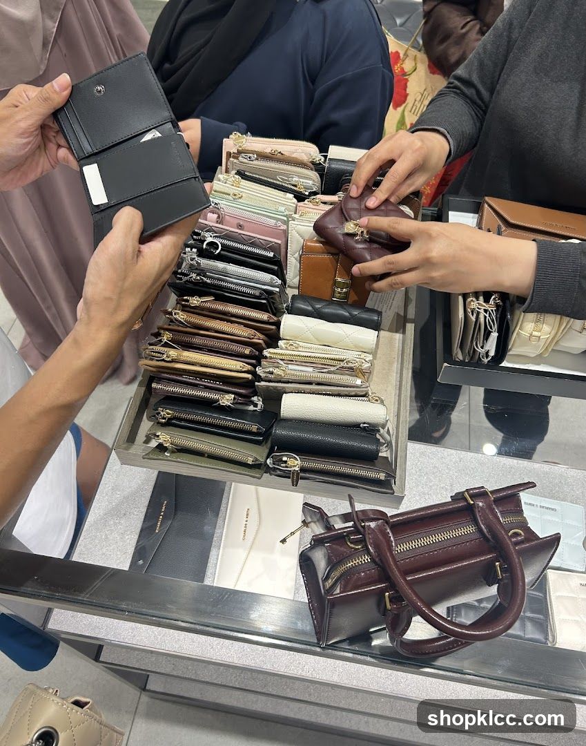 Wallets and Handbags Display
