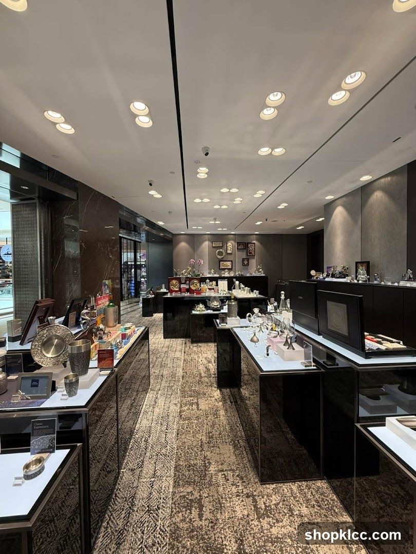 Interior of a luxury retail store