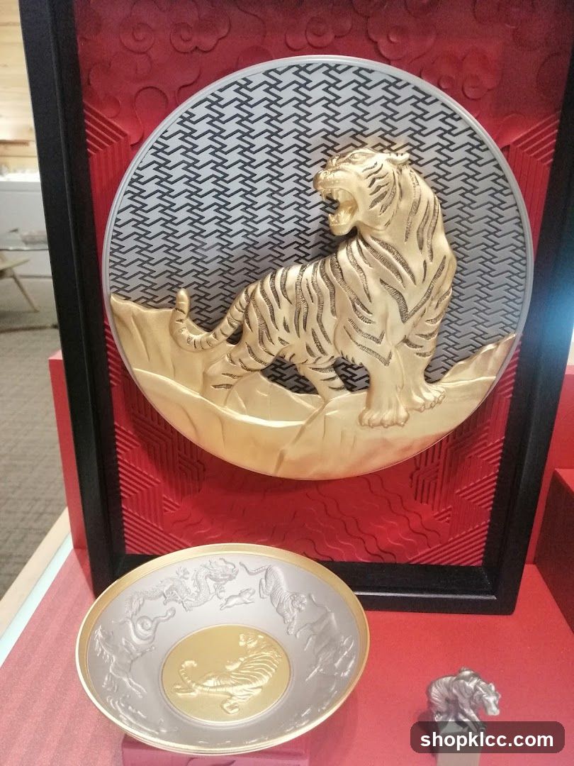 Tiger-themed decorative items