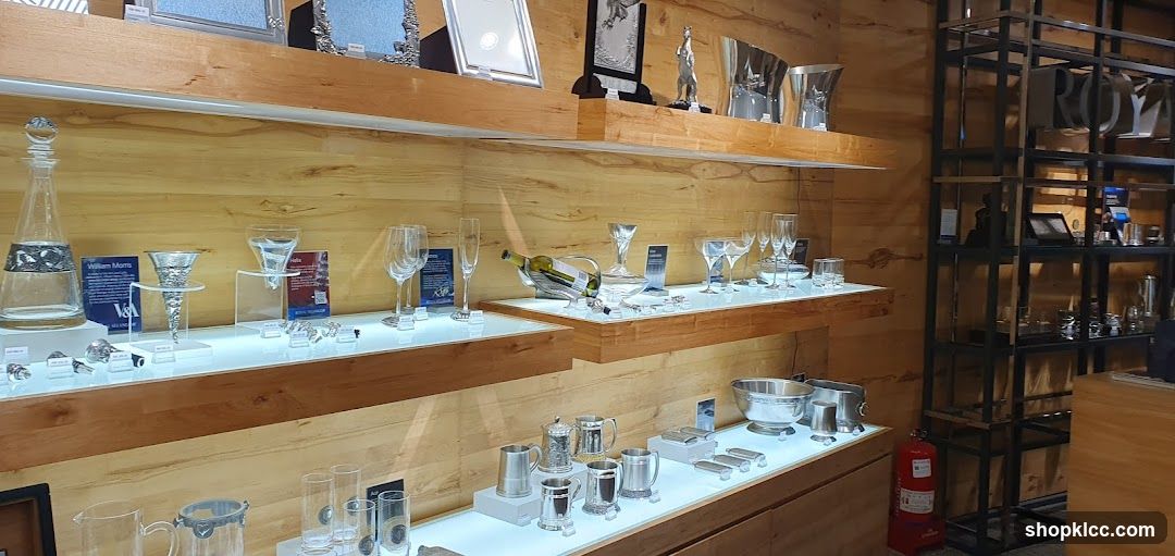 Display of Silverware and Glassware