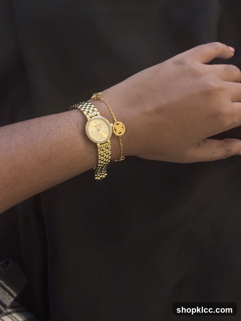 Gold Watch and Bracelet