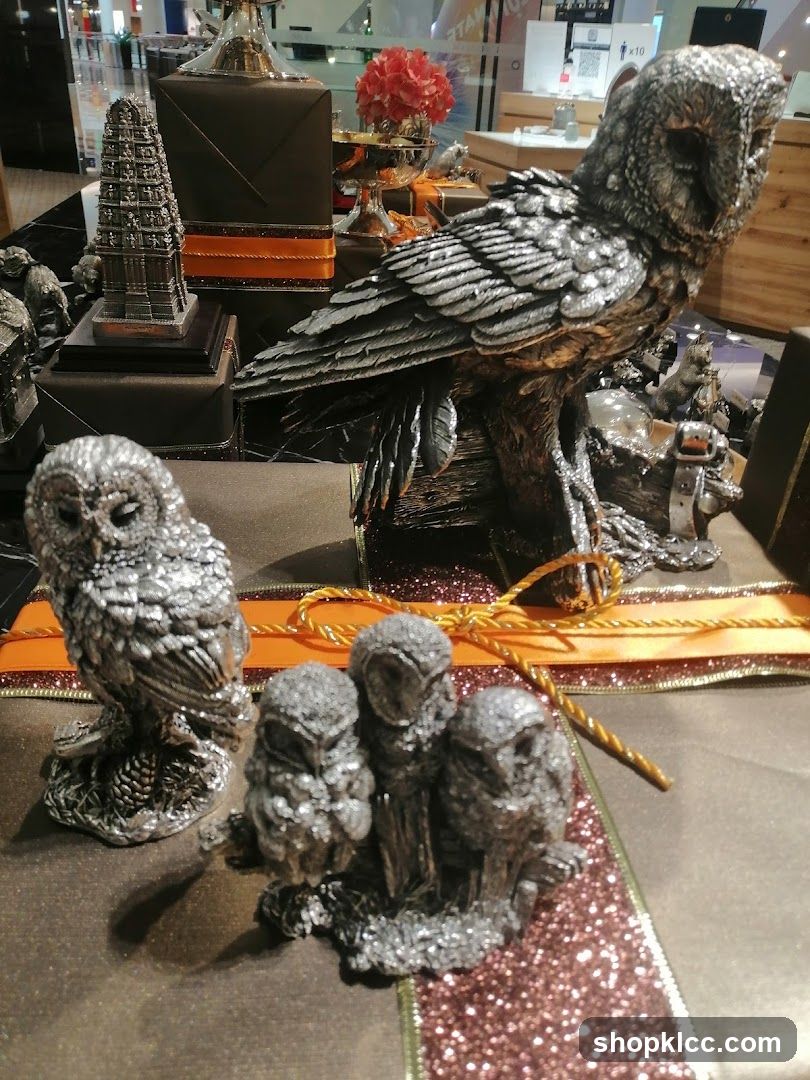 Owl Figurines Display