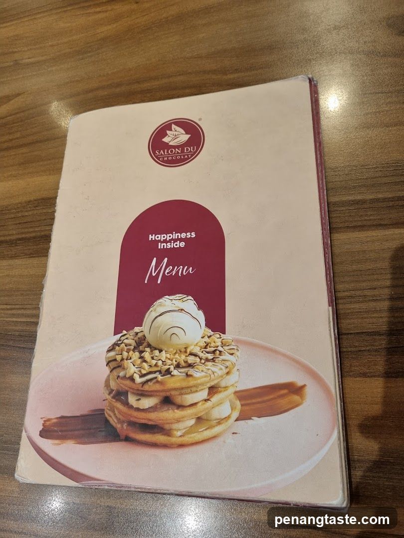 Salon Du Chocolat Menu