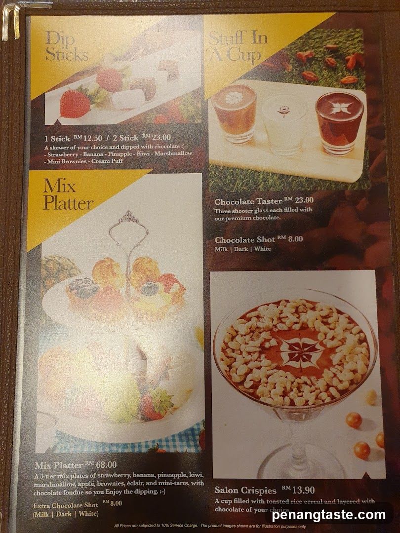 Dessert Menu